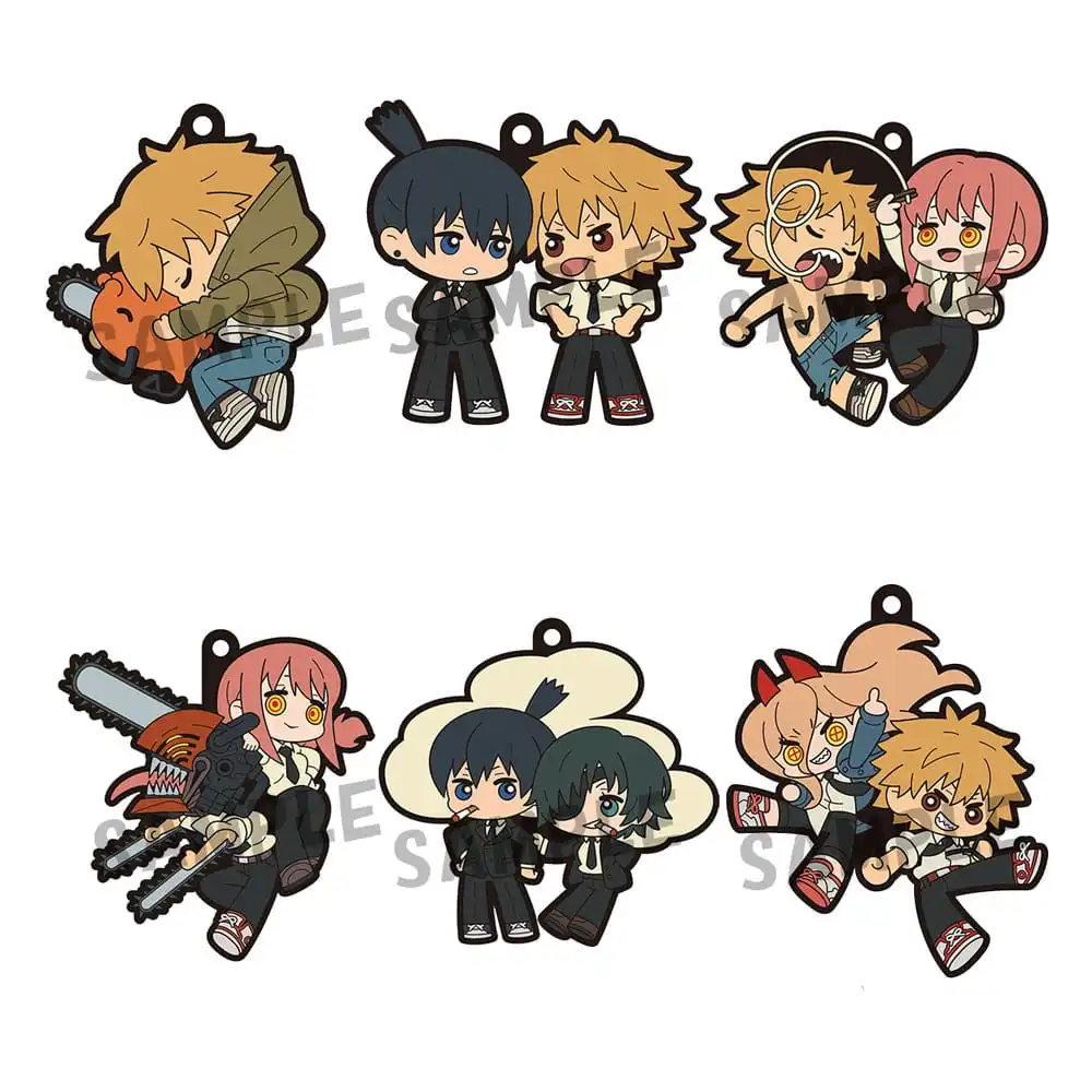 Chainsaw Man Rubber Mascot Buddycolle Rubber Charms 6 cm - 1 Unidade